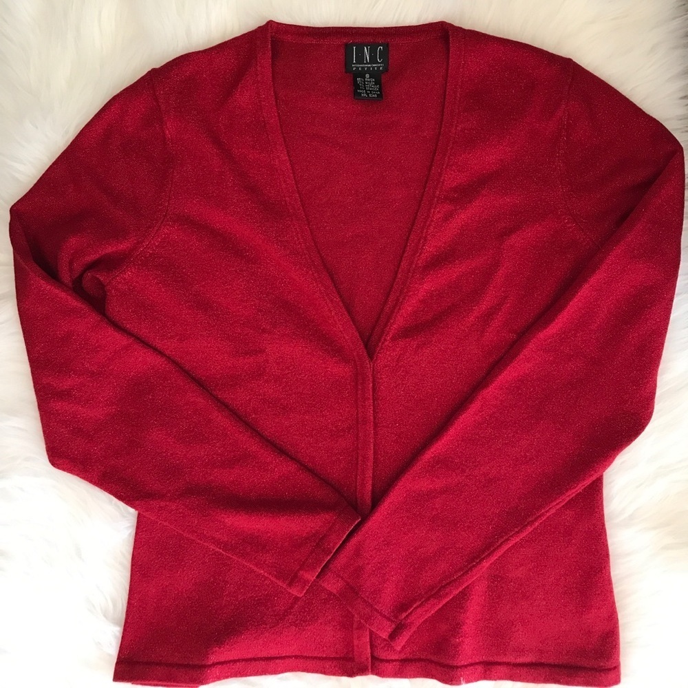 Button Down V Neck Cardigan - Picture 1 of 3